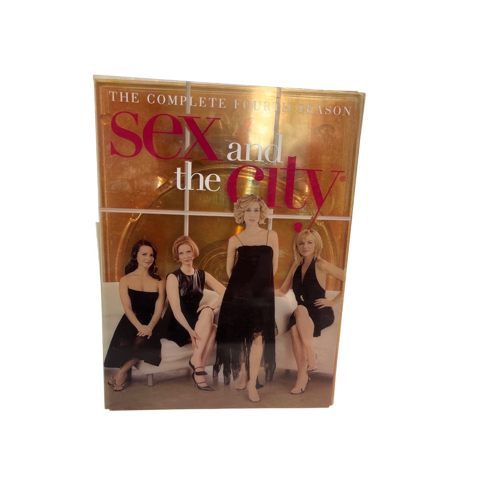 Sex and the‎ City The Complete Fourth Season DVD 3-Disc Box Set HBO 2003 99208